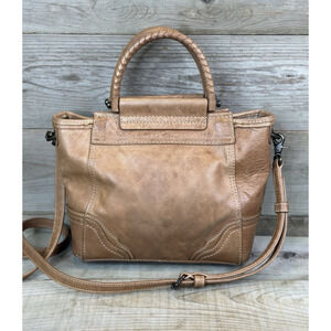 Cute! FRYE Riviana Small / Mini Tote Tan Leather Handbag Crossbody